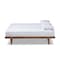 Baxton Studio Kaia Walnut Brown Finished Wood King Size Platform Bed Frame 156-9476 - alternate 4